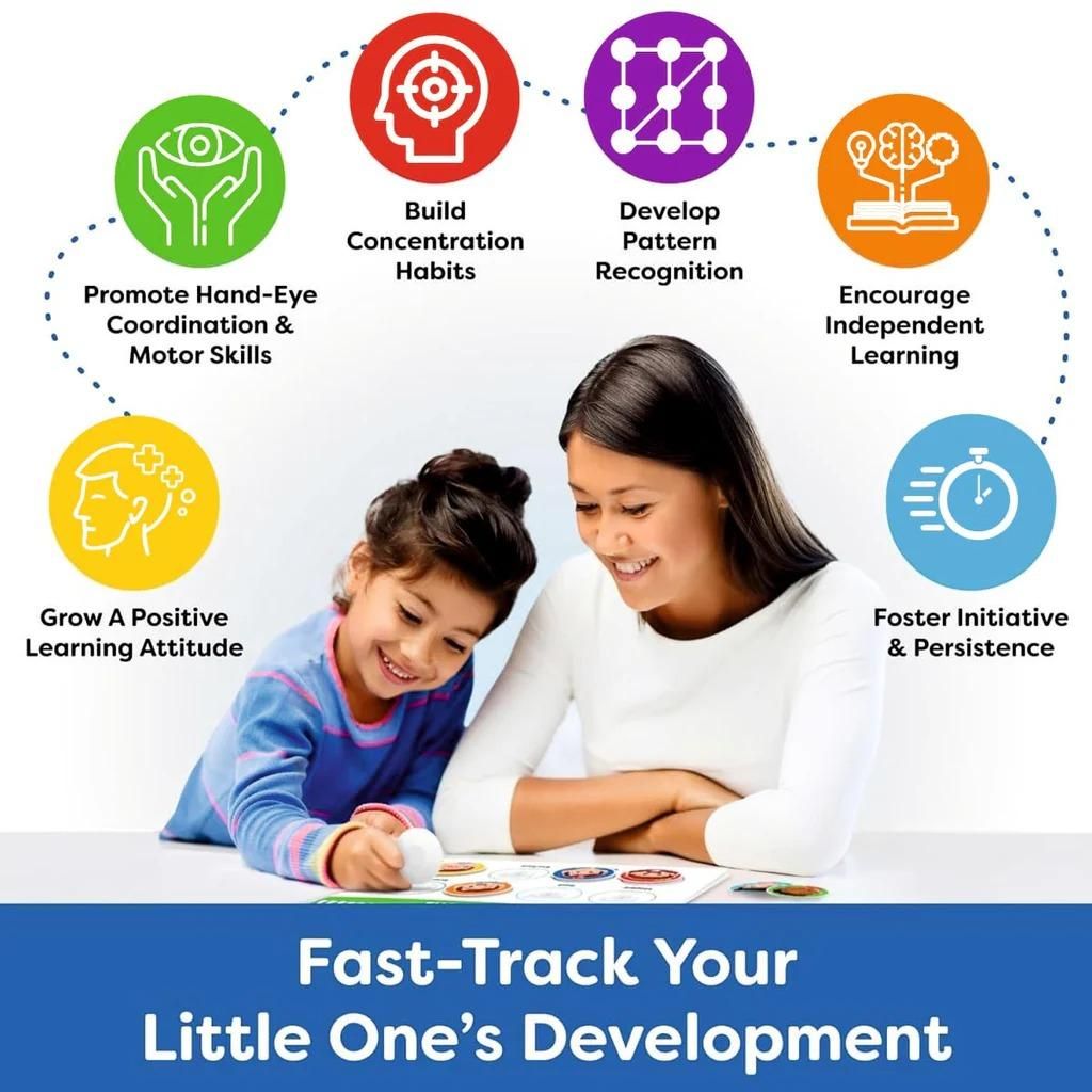 Toddler Learning Binder – Interactive & Reusable Activities for Ages 1–4
