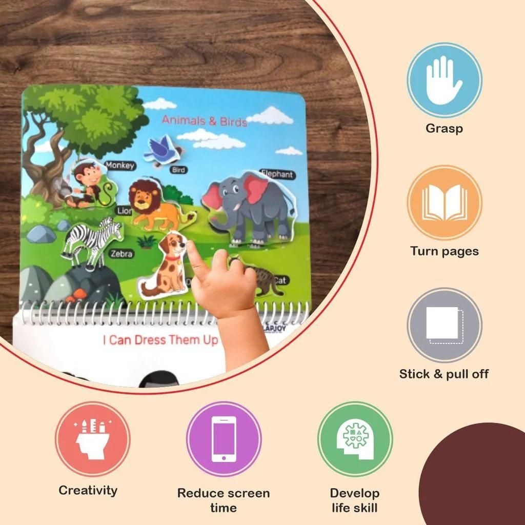 Toddler Learning Binder – Interactive & Reusable Activities for Ages 1–4