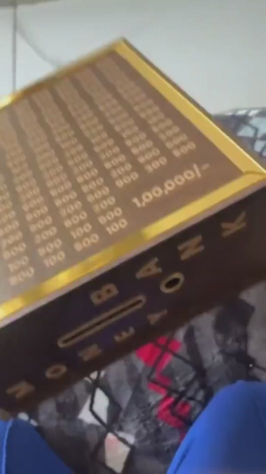 Savings Challenge Piggy Bank – Budget Box for Daily Cash Goals